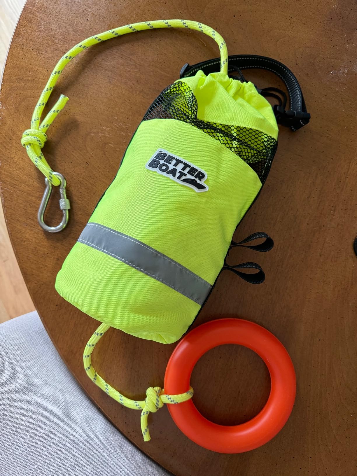 Better Boat Water Throw Bag for Rescue Rope, Water Rescue Equipment with Line Bag, Ideal for Kayak, Larger Boats, and Emergency Use customer photo 1