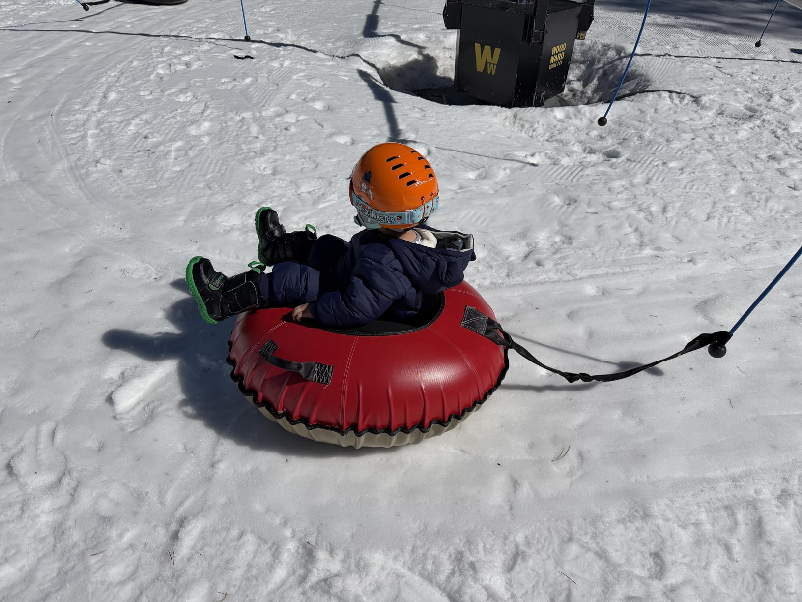 OutdoorMaster Kids Ski Helmet and Goggles Set, Snowboard Helmet with Durable PC Shell & EPS Foam customer photo 1