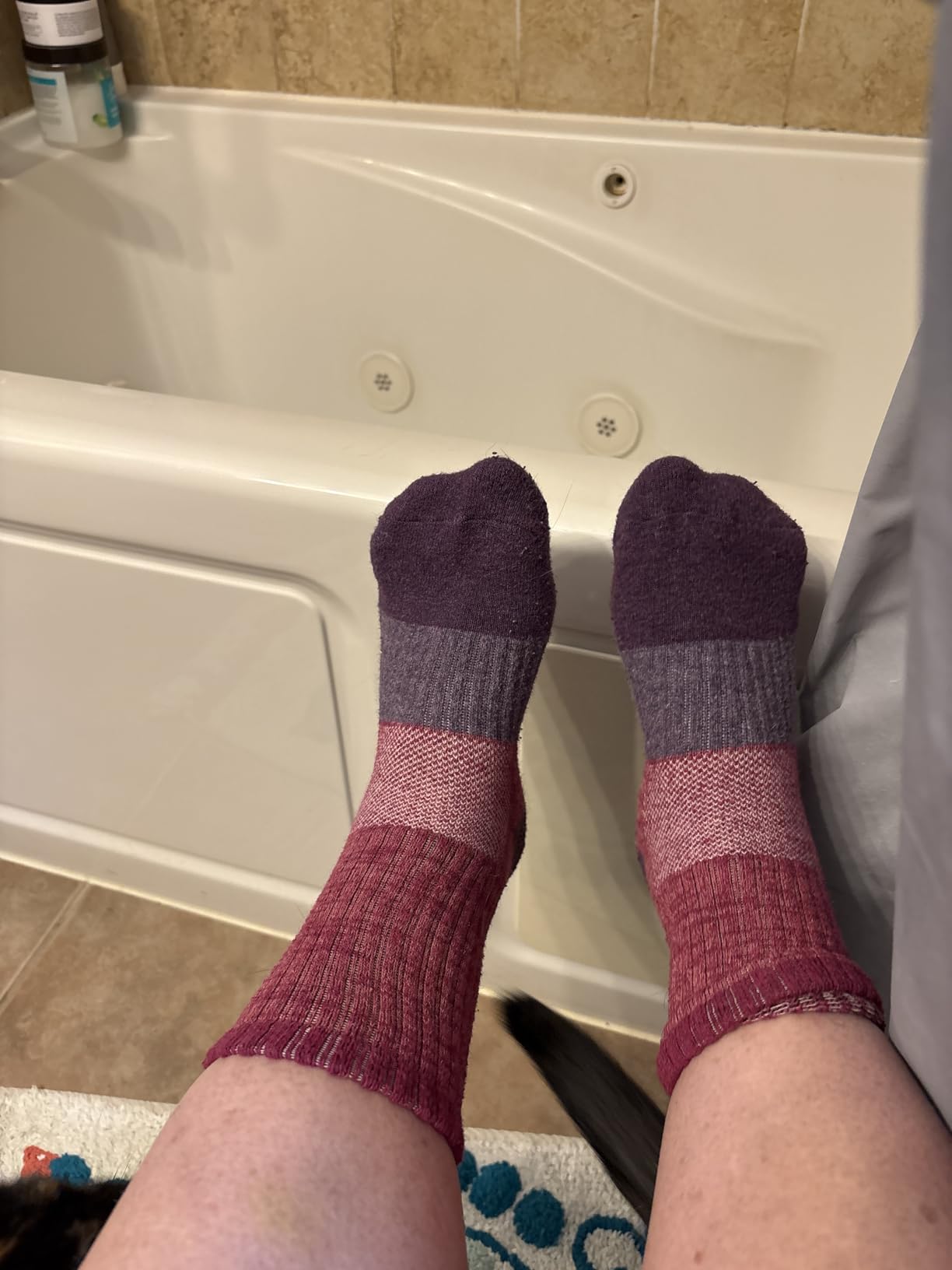 Merino Wool Hiking Socks for Women Thermal Winter Warm Boot Work Cushion Socks 5 Pairs customer photo 2