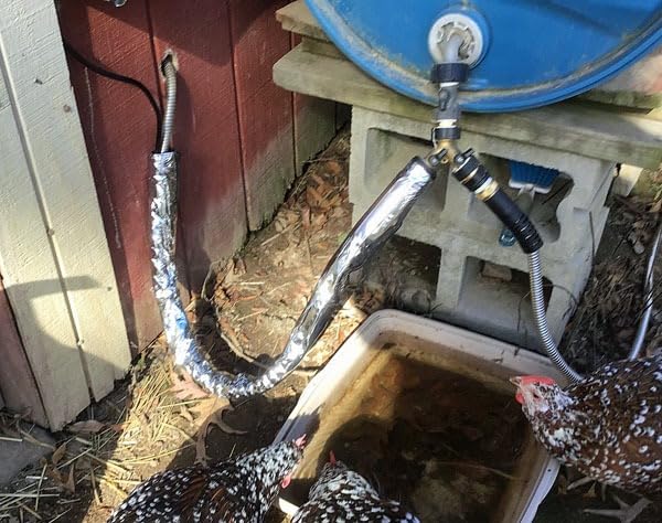 codree Water Pipe Heat Blanket - 38.5 x 6 Water Pipe Heat Tape - Aluminum Foil Freeze Protection Heating Cable for Metal and Plastic Pipes, 110V, Max Temperature 60 customer photo 2
