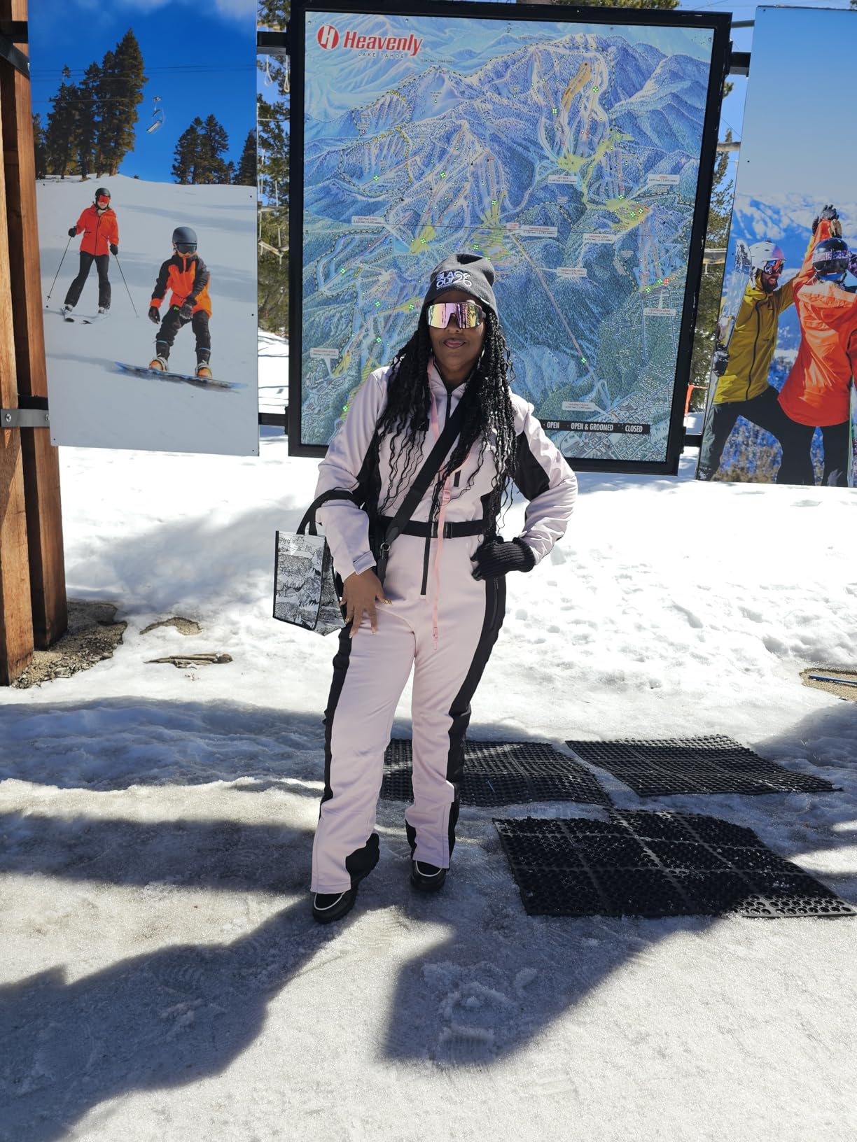HOTIAN Women One Piece Ski Suits Slim Fit Overalls Jumpsuits Waterproof Winter Outdoor Snowboard Snow Suits customer photo 1