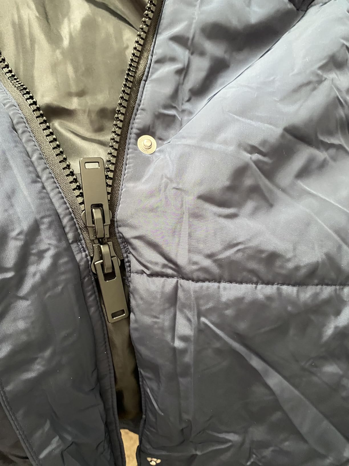 MOERDENG Women's Long Winter Puffer Coat Waterproof Warm Maxi Down Jacket Faux Fur Removable Hood Parka customer photo 1