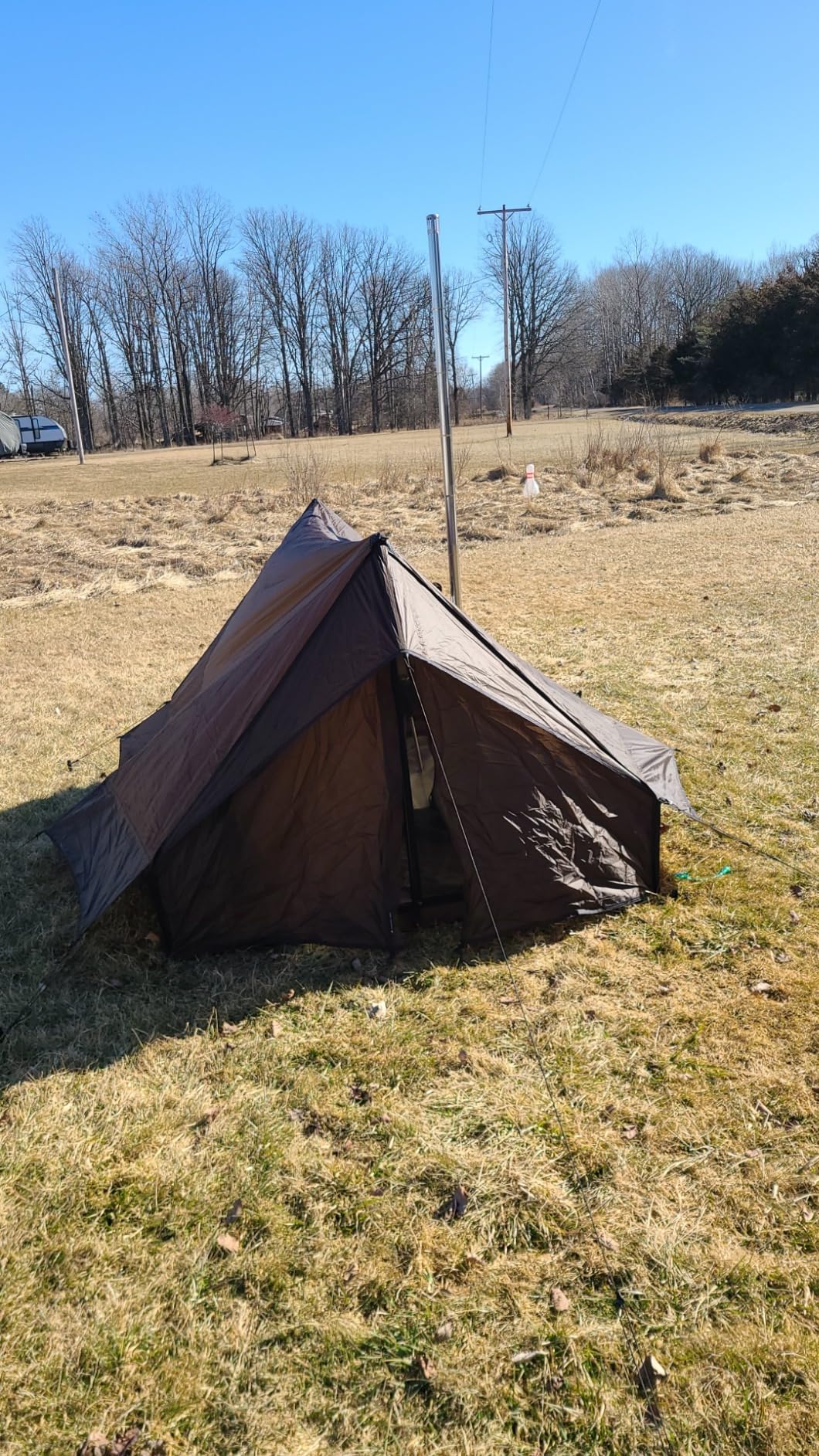 Hot Tent with Stove Jack - 4 Season Waterproof & Windproof Shelter for 1-4 People, Lightweight for Camping, Hiking, Hunting & Fishing customer photo 2