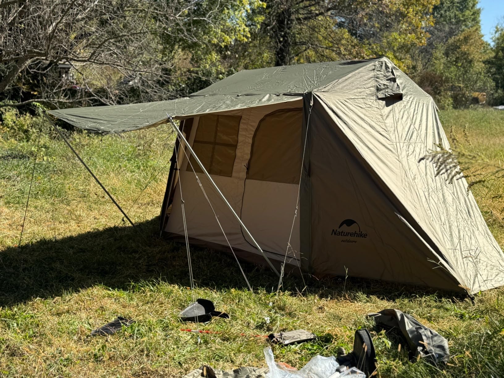 Naturehike Village Instant Tent, Camping Tent with Full Rainfly, Waterproof Large Cabin Tents for Car Camping customer photo 1