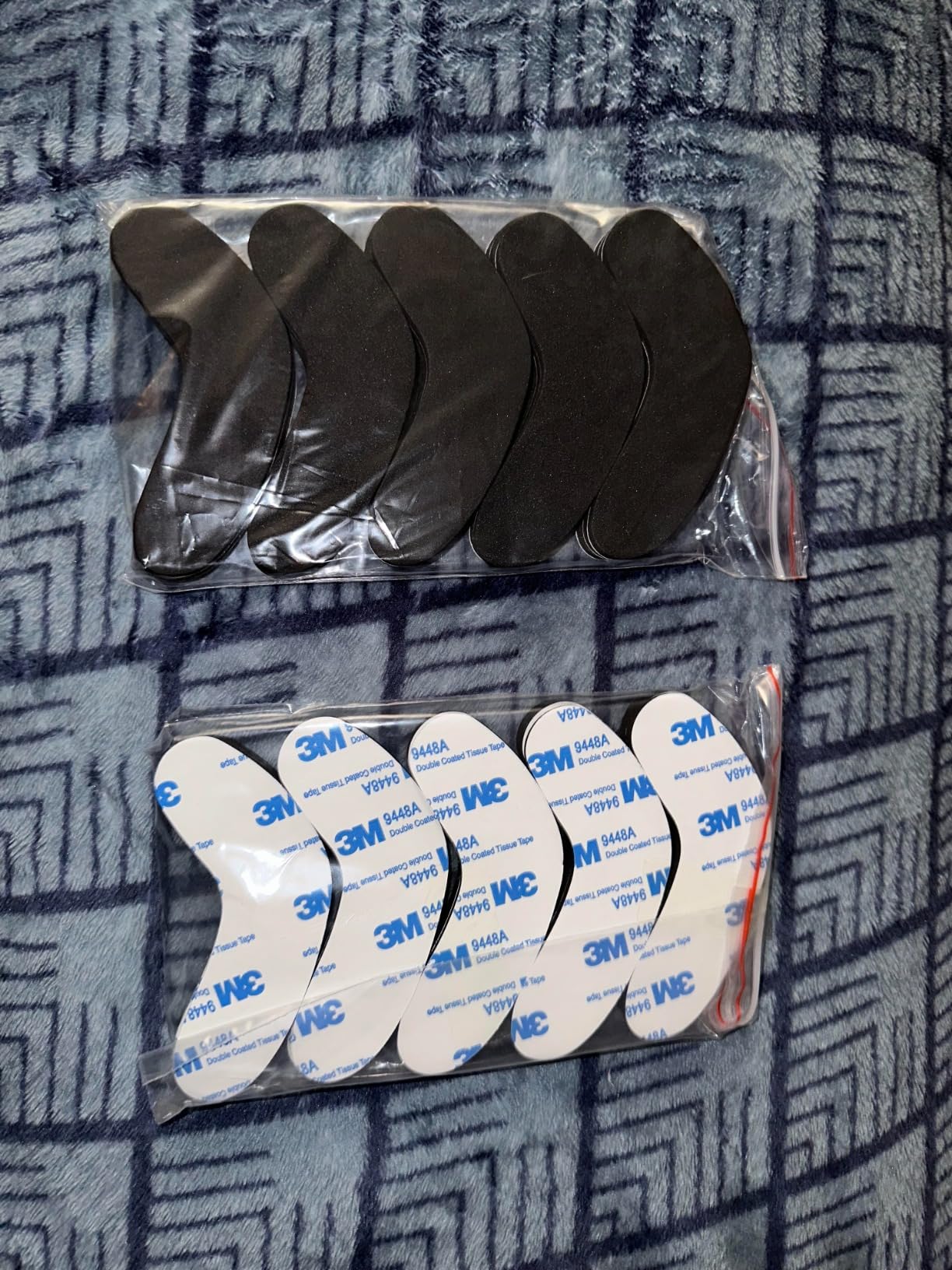 RunNico 30 Pack Ski & Snowboard Boots Fitting Pads - 3 Sizes Self-Adhesive Foam Padding - J Bars Snowboard Boots to Reduce Heel Lift & Ankle Blisters customer photo 1