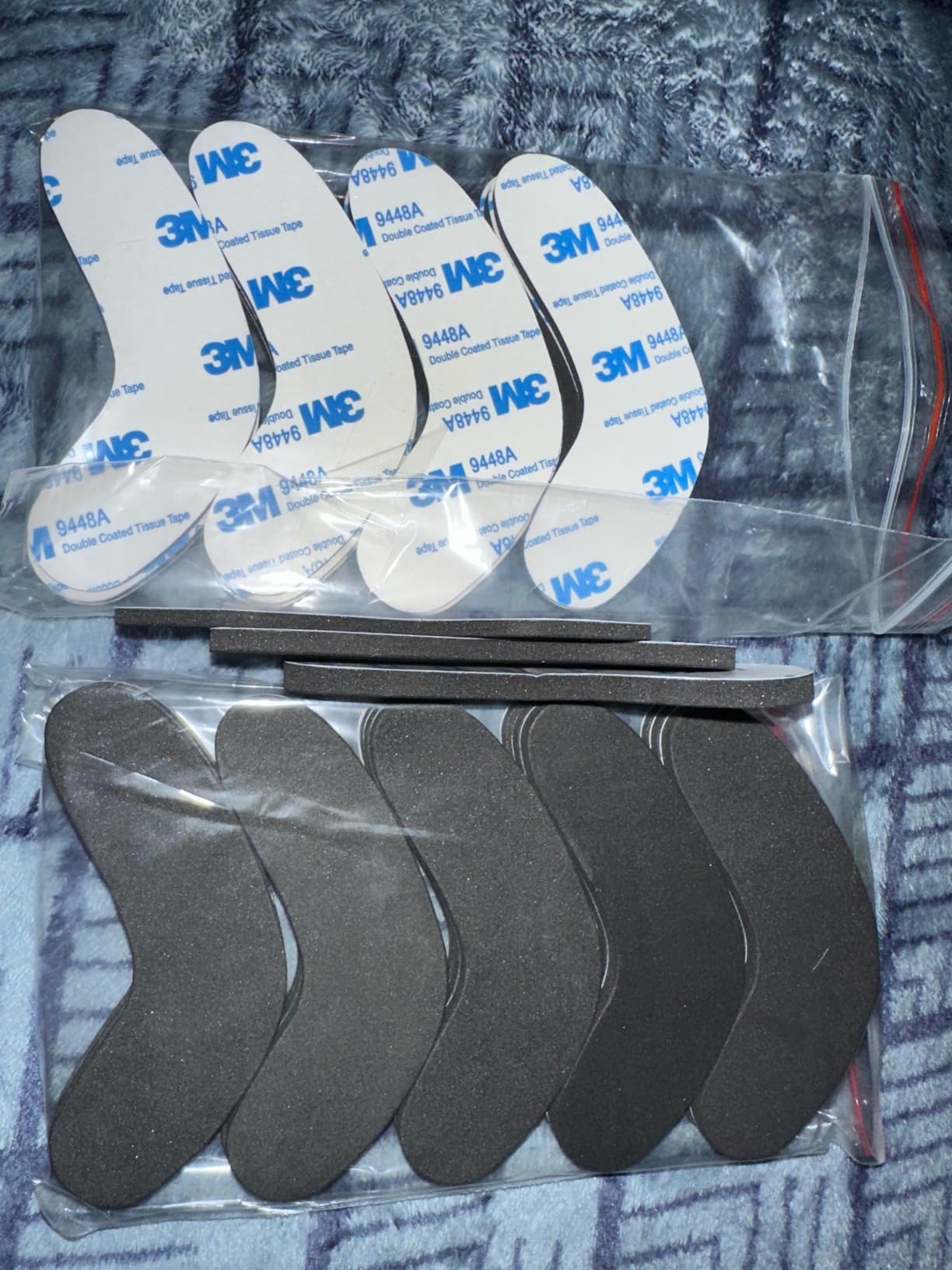 RunNico 30 Pack Ski & Snowboard Boots Fitting Pads - 3 Sizes Self-Adhesive Foam Padding - J Bars Snowboard Boots to Reduce Heel Lift & Ankle Blisters customer photo 2