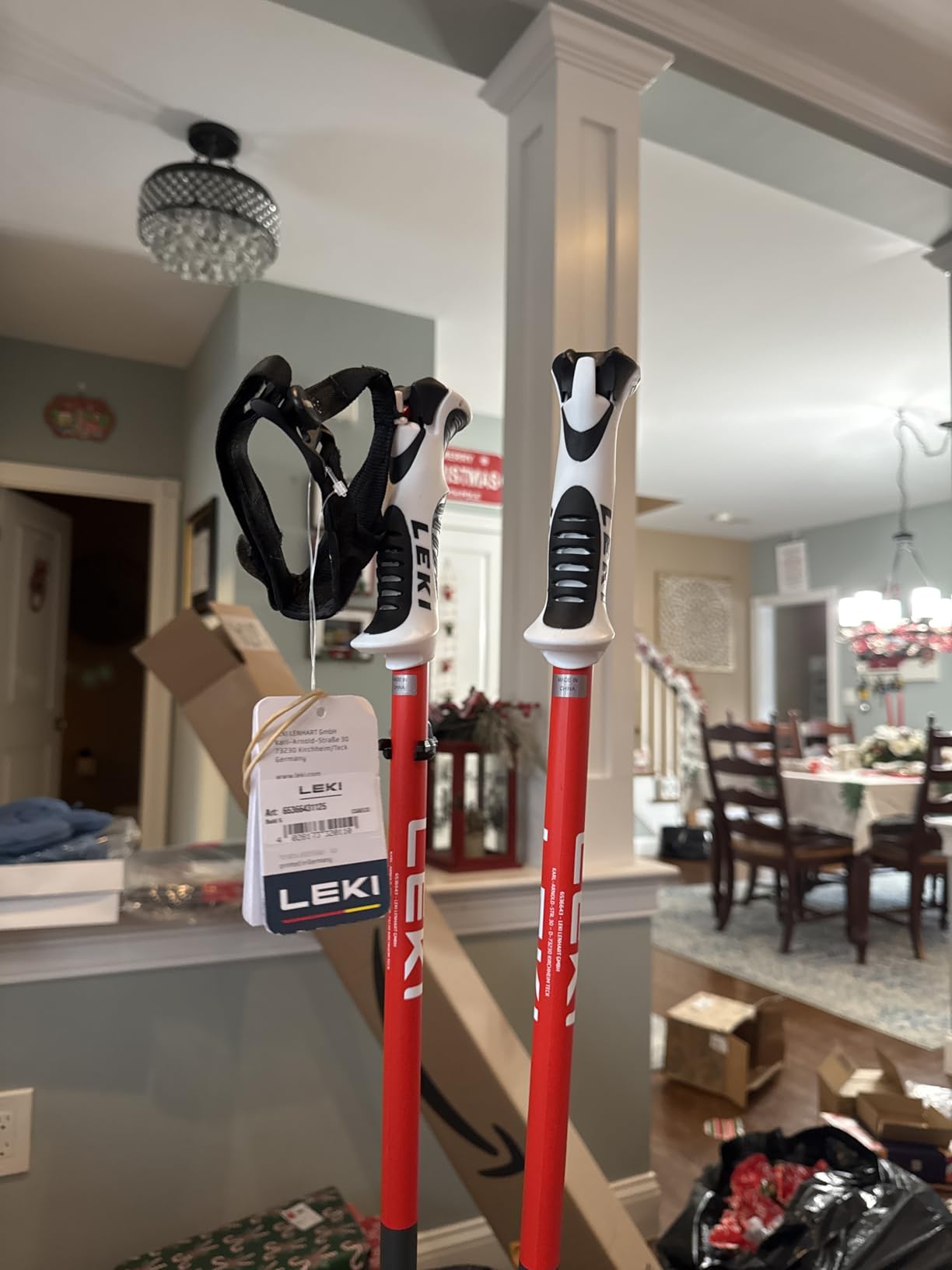 LEKI Bold S Lightweight Aluminum Ski Poles for Alpine Skiing customer photo 1