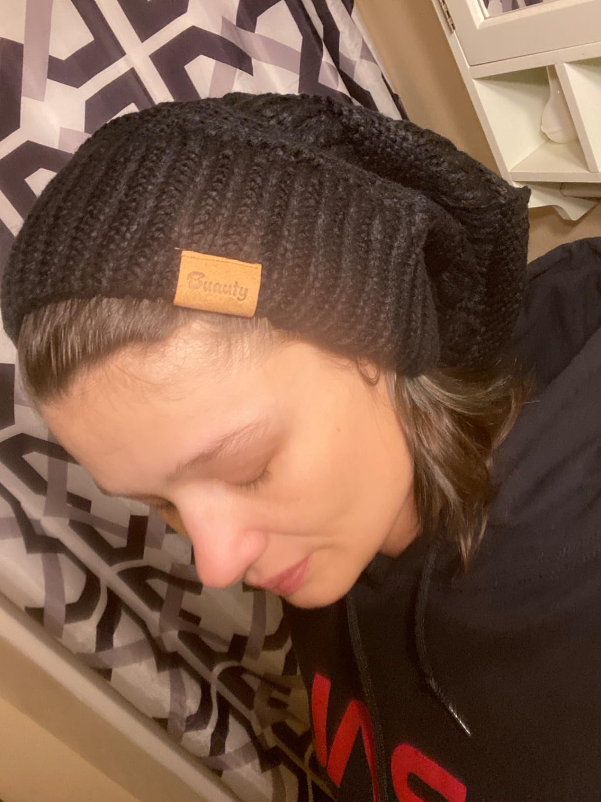Slouchy Beanies for Women Cable Knit Winter Hats Ladies Gifts Chunky Skull Cap Thick Warm Stocking Caps for Cold Weather customer photo 1