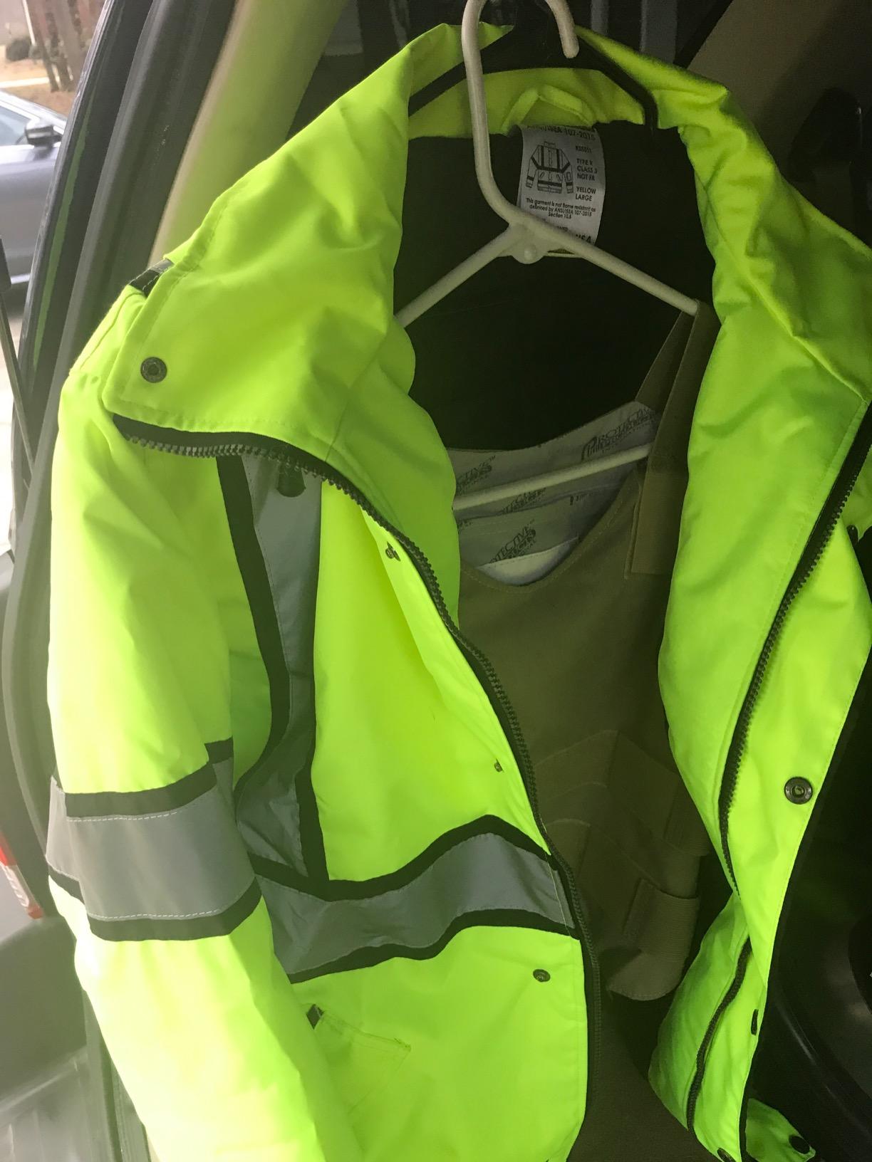 KwikSafety Reflective Jackets | Men's Insulated Hi Vis Work Bombers | Yellow, Orange, Multicolor customer photo 2