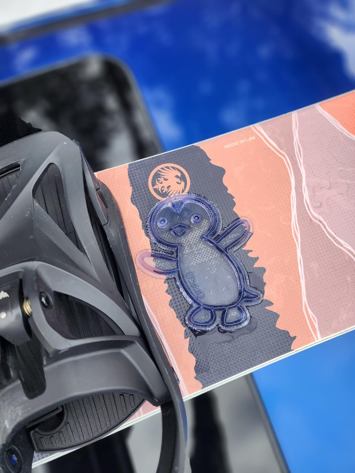 Stompgrip Premium Snowboard Stomp Pad | Polly | 3D Collection | 3D Decal customer photo 1