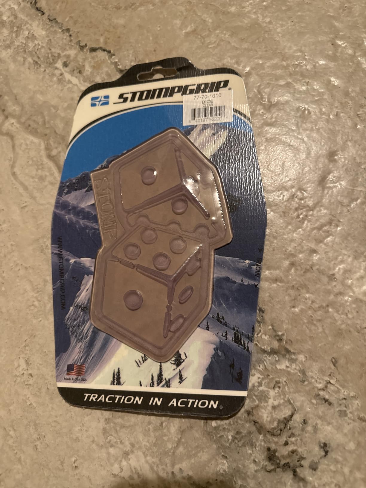 Stompgrip Premium Snowboard Stomp Pad | Dice | Vice Collection | 3D Decal customer photo 1