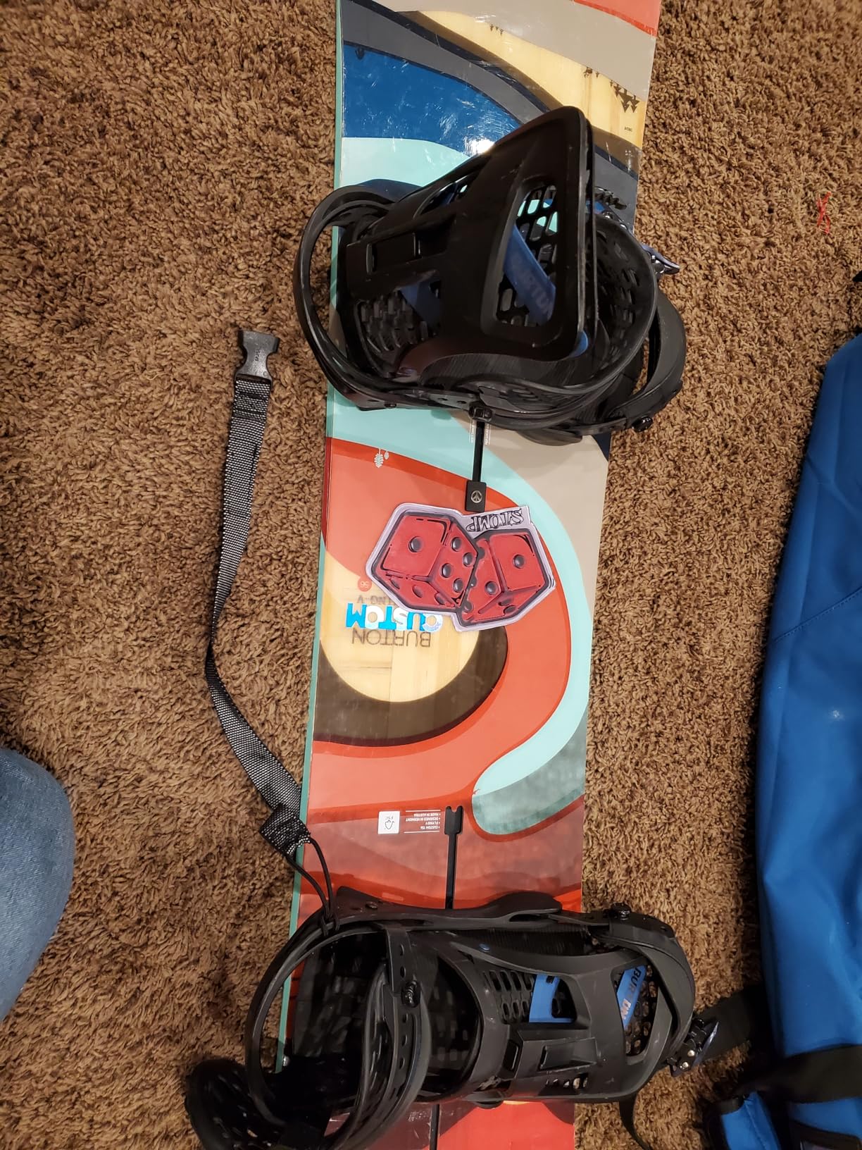 Stompgrip Premium Snowboard Stomp Pad | Dice | Vice Collection | 3D Decal customer photo 2
