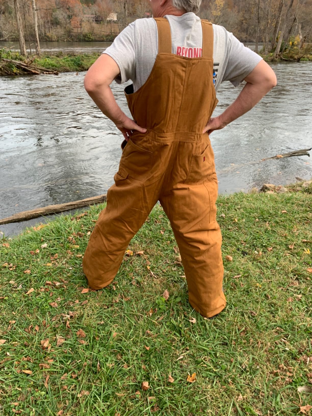 Wrangler Men's Insulated Duck Bibs customer photo 2