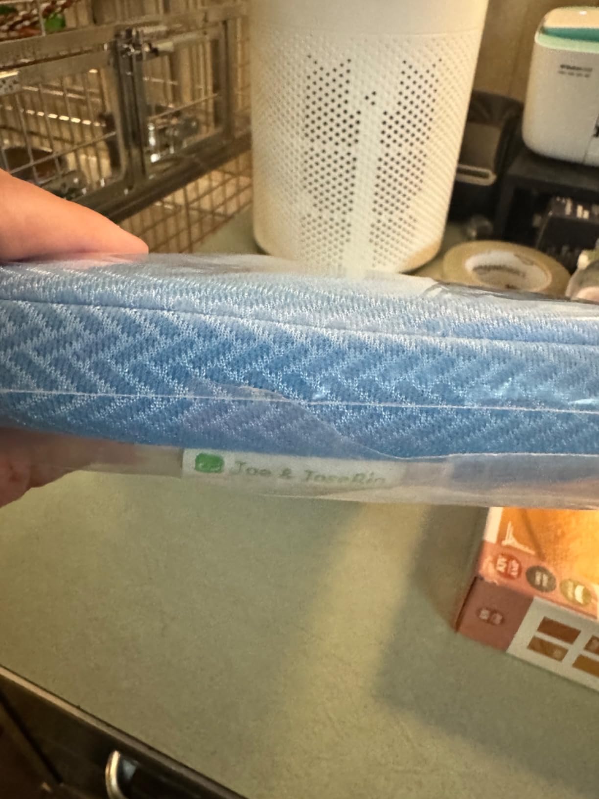 Shower Seat Cushion for Transfer Benches, Shower Bath Chairs, Bathtub Sauna Seat Foam Cushion Mat with Hook, Quickly Dry Bathtub Chair Pad with Breathable Air Mesh Fabric customer photo 2
