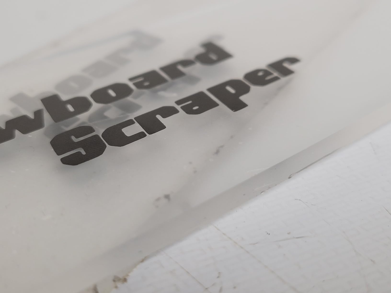 Snowboard Wax Plastic Scraper- Ski Wax Scraper- Ski Snowboard Plastic Scraper for Removing the Extra Cooled Wax (9 x 2.2 Inch) customer photo 2