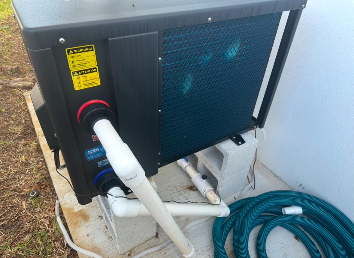 Raypak Crosswind 30i 28,000BTU Electric Swimming Pool Heat Pump Heater, 208/230V Hard Wired Inverter Technology, WiFi, Above Ground and In Ground Pool and Spa Heater and Chiller, 7,500 Gallon, Heat Cool customer photo 2