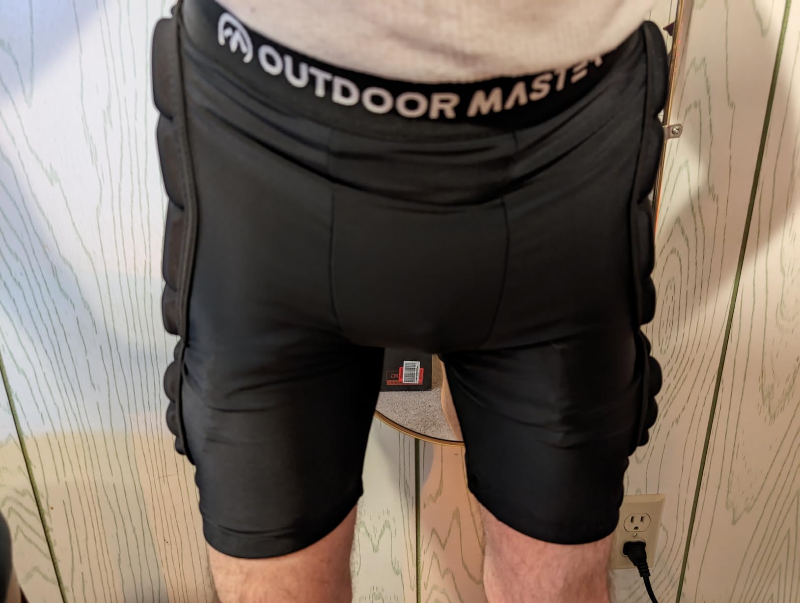 OutdoorMaster Snowboard Butt Pad - 3D Protection Impact Shorts With Thick EVA Pads for Snowboarding, Skating and Skiing - Tailbone Protection - 3 Sizes customer photo 1