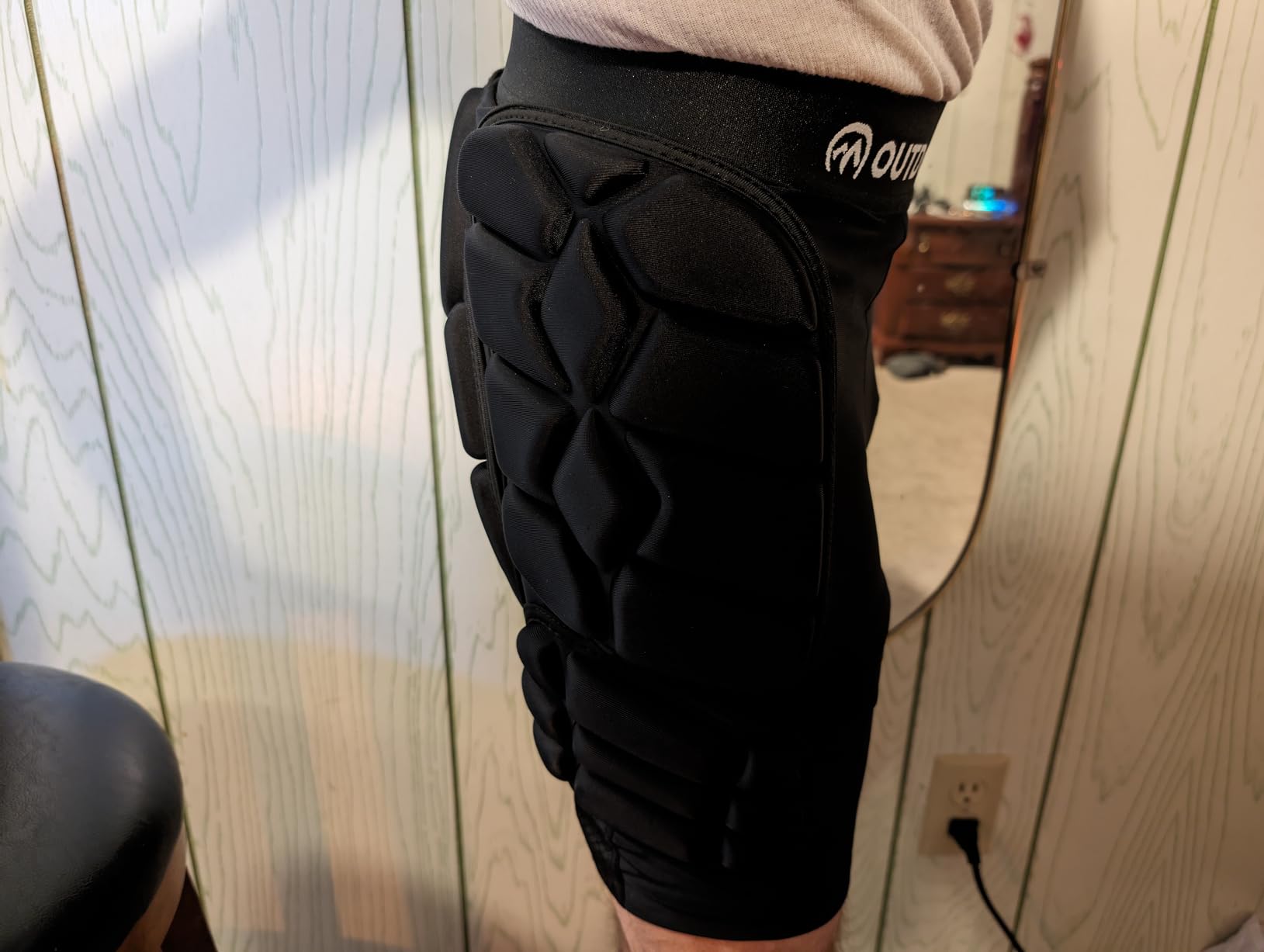 OutdoorMaster Snowboard Butt Pad - 3D Protection Impact Shorts With Thick EVA Pads for Snowboarding, Skating and Skiing - Tailbone Protection - 3 Sizes customer photo 2