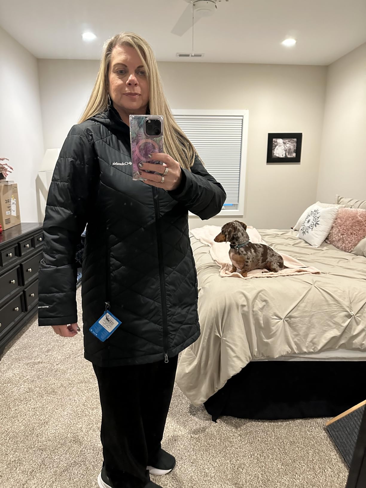 Womens Heavenly Long Hooded Jacket customer photo 2
