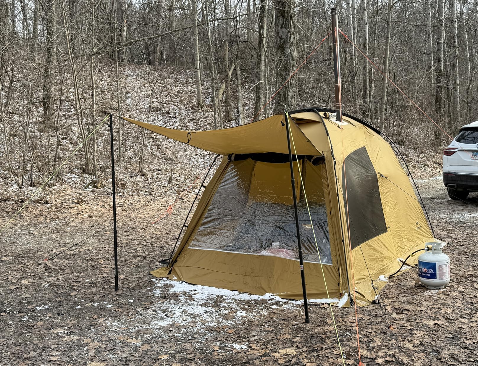 Naturehike Dune Hot Tent with Stove Jack, Double Layer 4 Season Tent, Waterproof 2-4 Person Tents for Camping customer photo 1