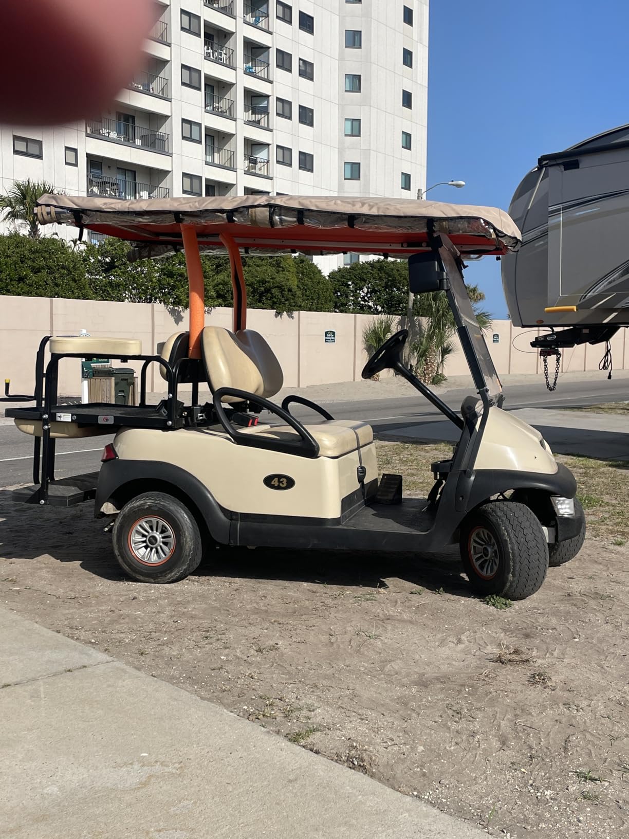 Leader Accessories Deluxe 4-Person Golf Cart Cover Storage Driving Enclosure Fit EZ Go, Club Car, Yamaha Cart customer photo 1