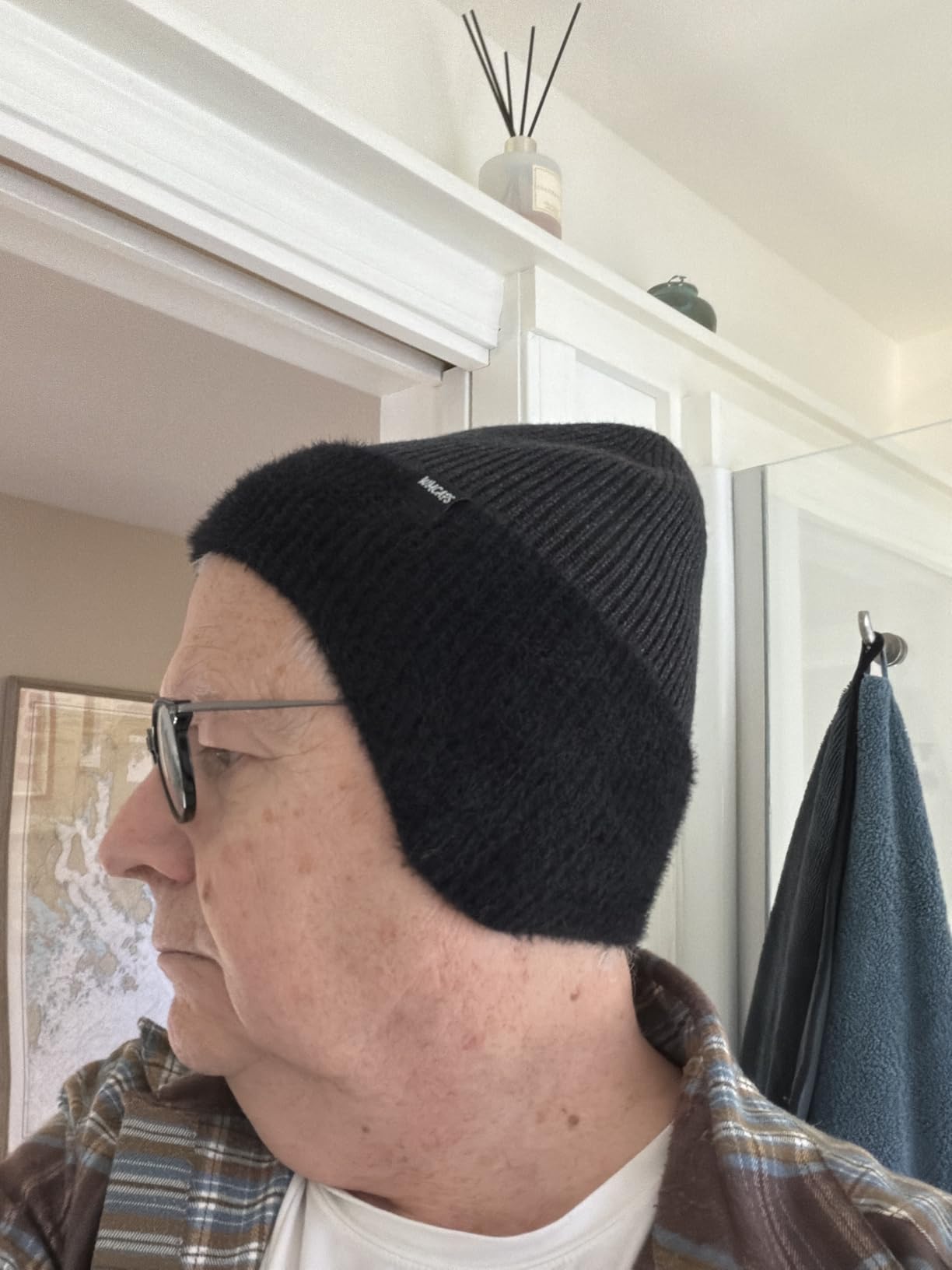 Wmcaps Winter Fleece Line Beanie with Earflap for Men Women, Outdoor Warm Thermal Knitted Hat Stocking Caps customer photo 1