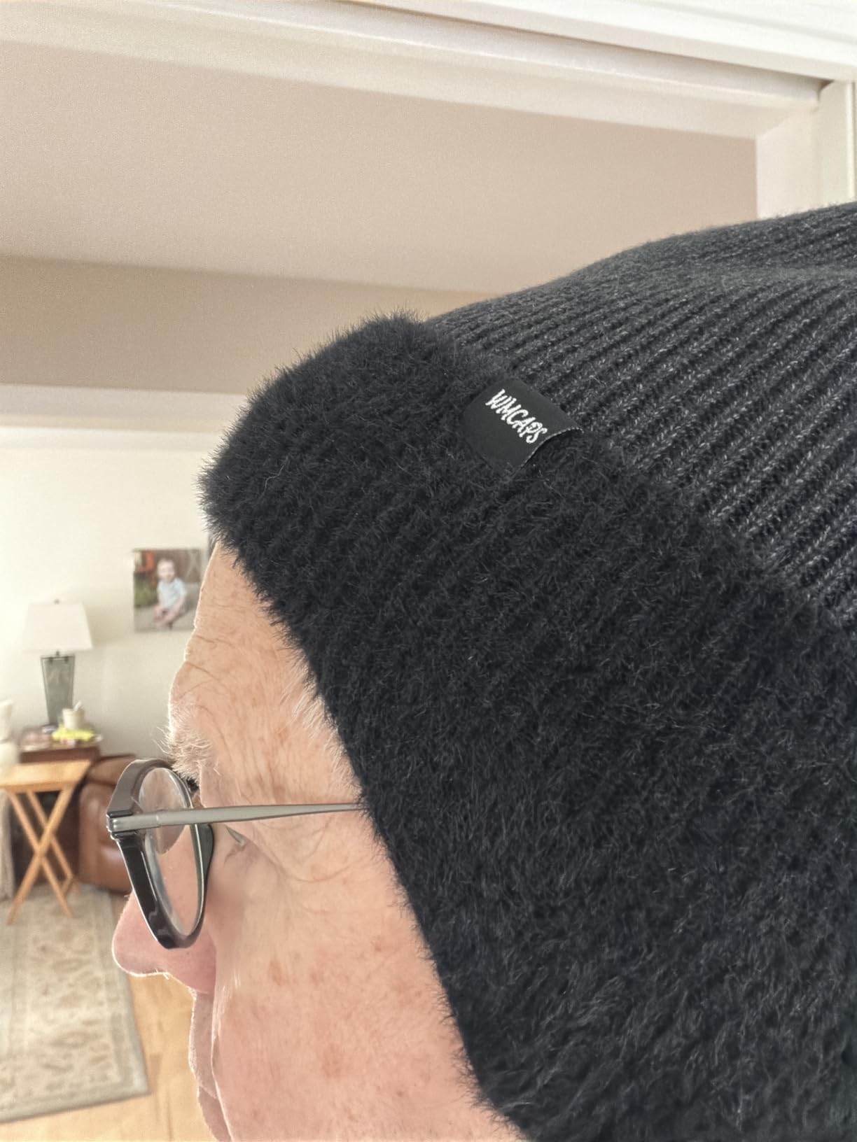 Wmcaps Winter Fleece Line Beanie with Earflap for Men Women, Outdoor Warm Thermal Knitted Hat Stocking Caps customer photo 2