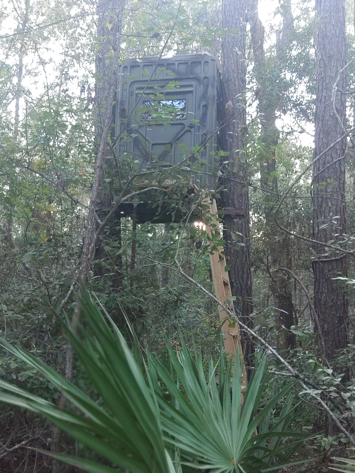 Outta Site Hunting Blind - 4 & 5 Sided High Density Plastic Hard-Sided Ground Blind, 360 Views, Arctic Snow Camo customer photo 2