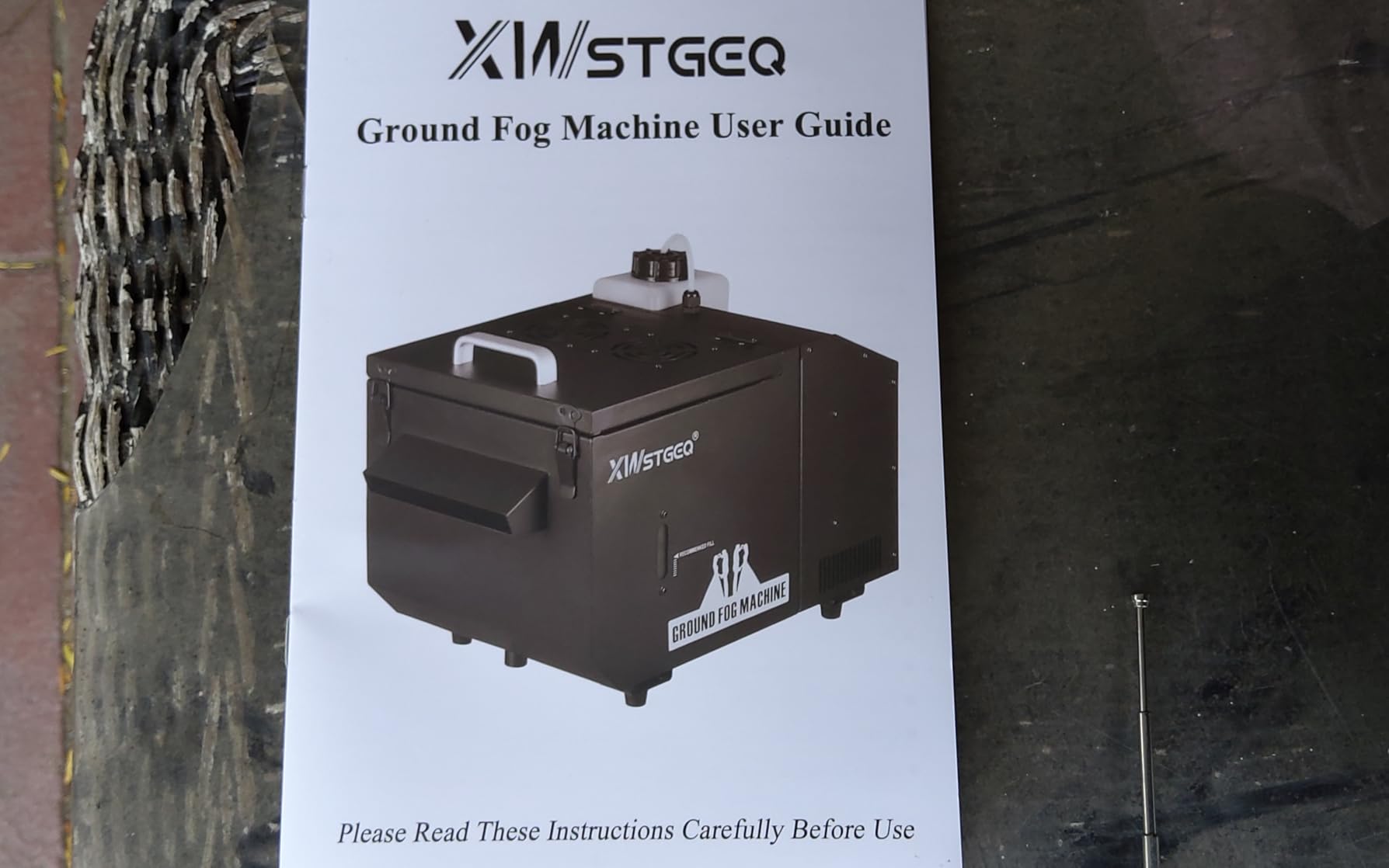 Low Lying Fog Machine, 1200 Watt Water Based Ground Fog Machine with Wireless Remote, DMX 512, Manual Control - Ideal for Weddings, Halloween, Parties, DJs, and Stage Performances customer photo 1