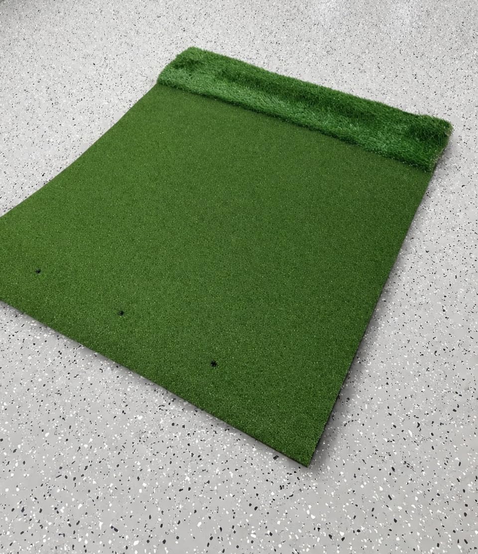 Premium Dual-Turf Golf Mat: 5x4ft, 6x4ft, 21mm to 50mm Thickened Base for Backyard, Driving Range, Indoor & Outdoor Practice Hitting, Swing & Chipping, Ideal Gifts for Men Dad Husband customer photo 2