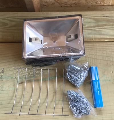 Heat Lamp for Chickens, 250W Chicken Heat Lamp, Brooder Heater for Chicks, Hanging Light Heated Adjustable Temp & Height, with Anti-Fall Aluminum Alloy Lamp Shade, for Chick, Ducks, Poultry customer photo 2