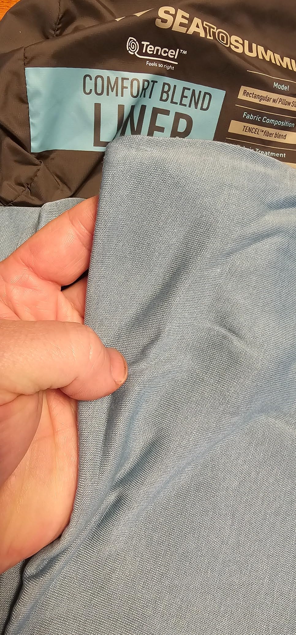Sea to Summit Silk Blend Sleeping Bag Liner customer photo 1