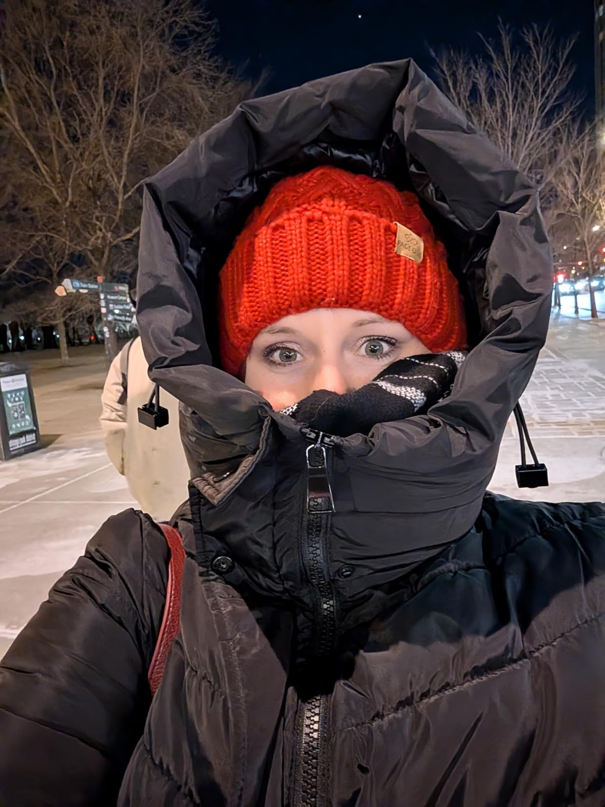 Women's Winter Coats, Thickened Warm Insulated Vegan Down Long Parka Jacket with Hood customer photo 1