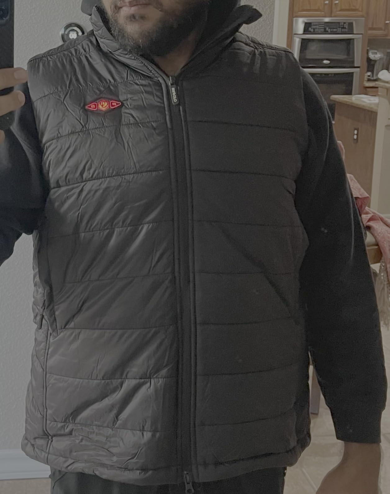 Heated Vest for Men with 9V 16000mAh Battery Pack Charger Lightweight for Cycling Golf Hunting customer photo 2