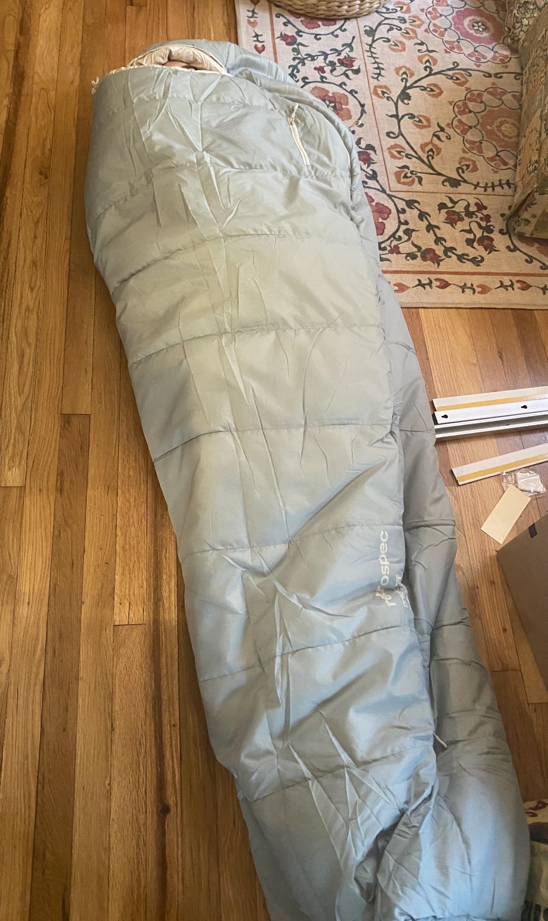 Retrospec Dream Mummy Sleeping Bag - 5°F Cold Weather Camping & Travel Essential Gear with Water-Resistant Shell & Synthetic Fill - Zippered Pocket & Stuff Sack customer photo 2