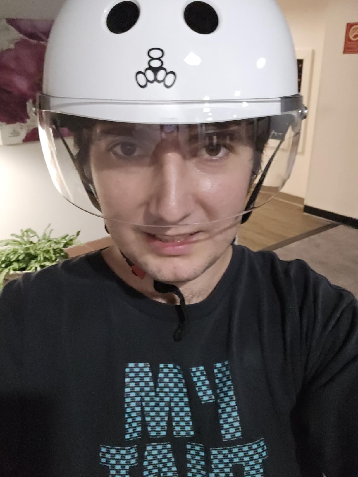 Triple Eight The Certified Sweatsaver Helmet with Visor for Roller Derby, Skateboarding and BMX customer photo 1