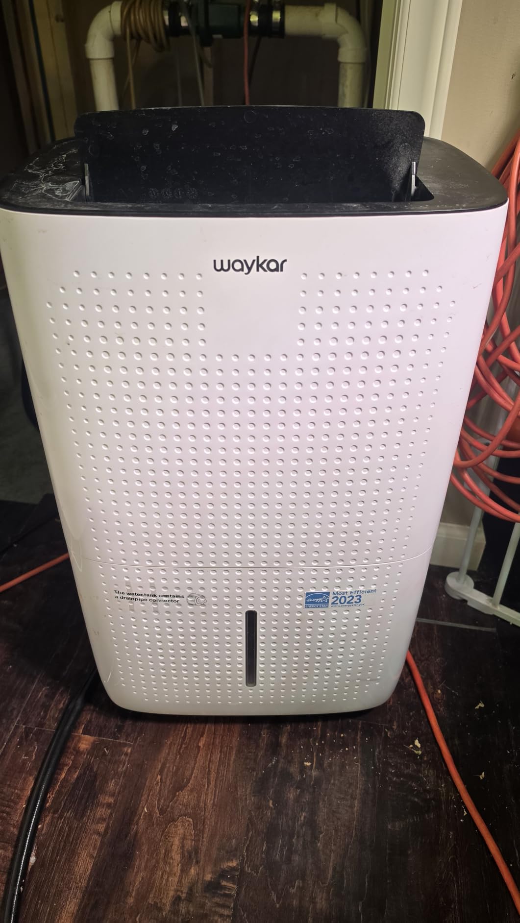 Waykar 150 Pints 2025 Energy Star Dehumidifier with Pump for Spaces up to 7,000 Sq. Ft. at Commercial and Industrial Large Room, Warehouse, Home, Basement, with Drain Hose, Auto Defrost, Self-Drying customer photo 1
