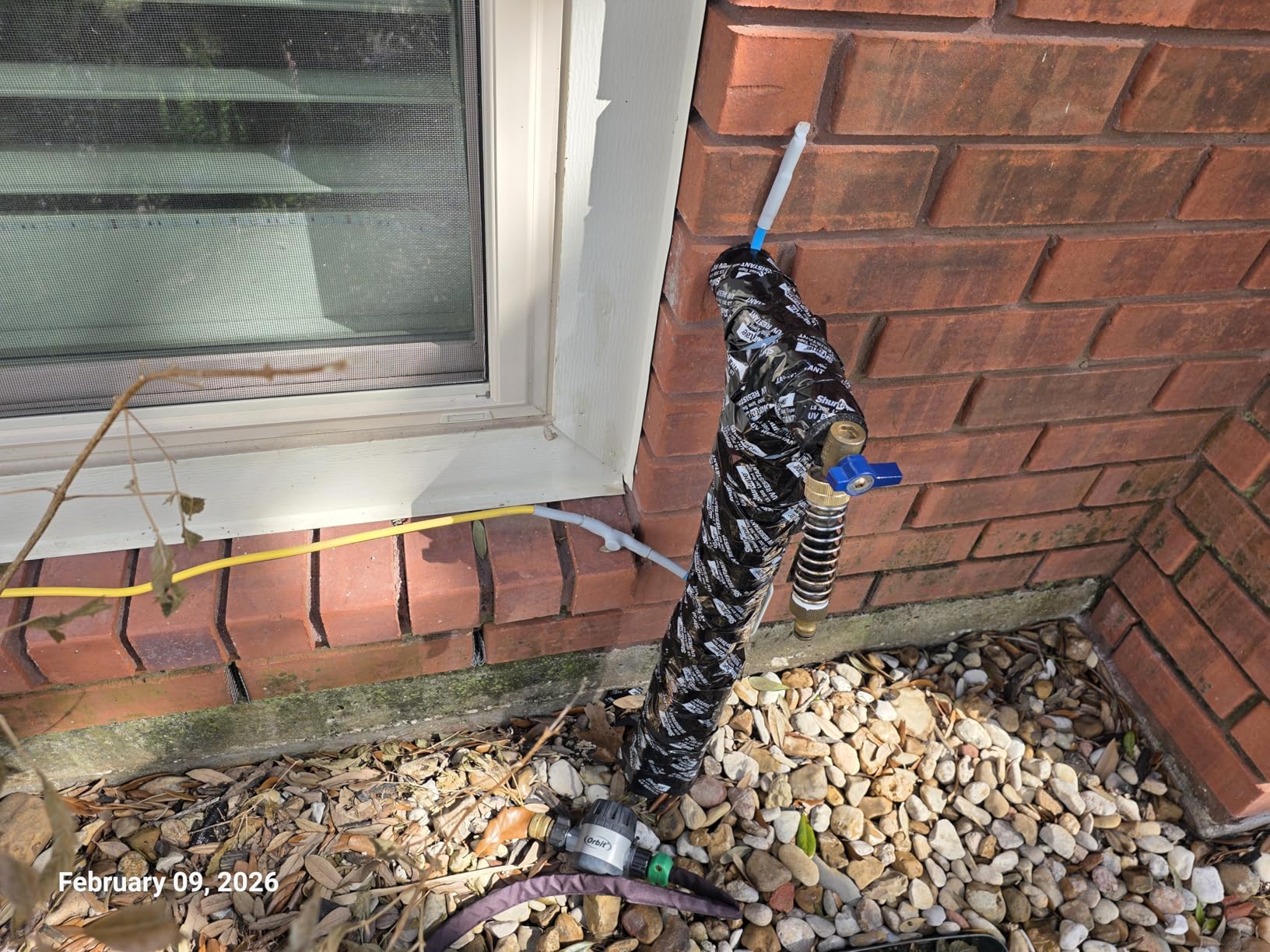 12 FT Heat Tape for Water Pipes Freeze Protection, YeloDeer Self Regulating Heat Trace with Thermostat, Heating Cable for Metal Plastic Pex Pipes Keeps Water Flowing at -40F 5W/Ft, 120V customer photo 1