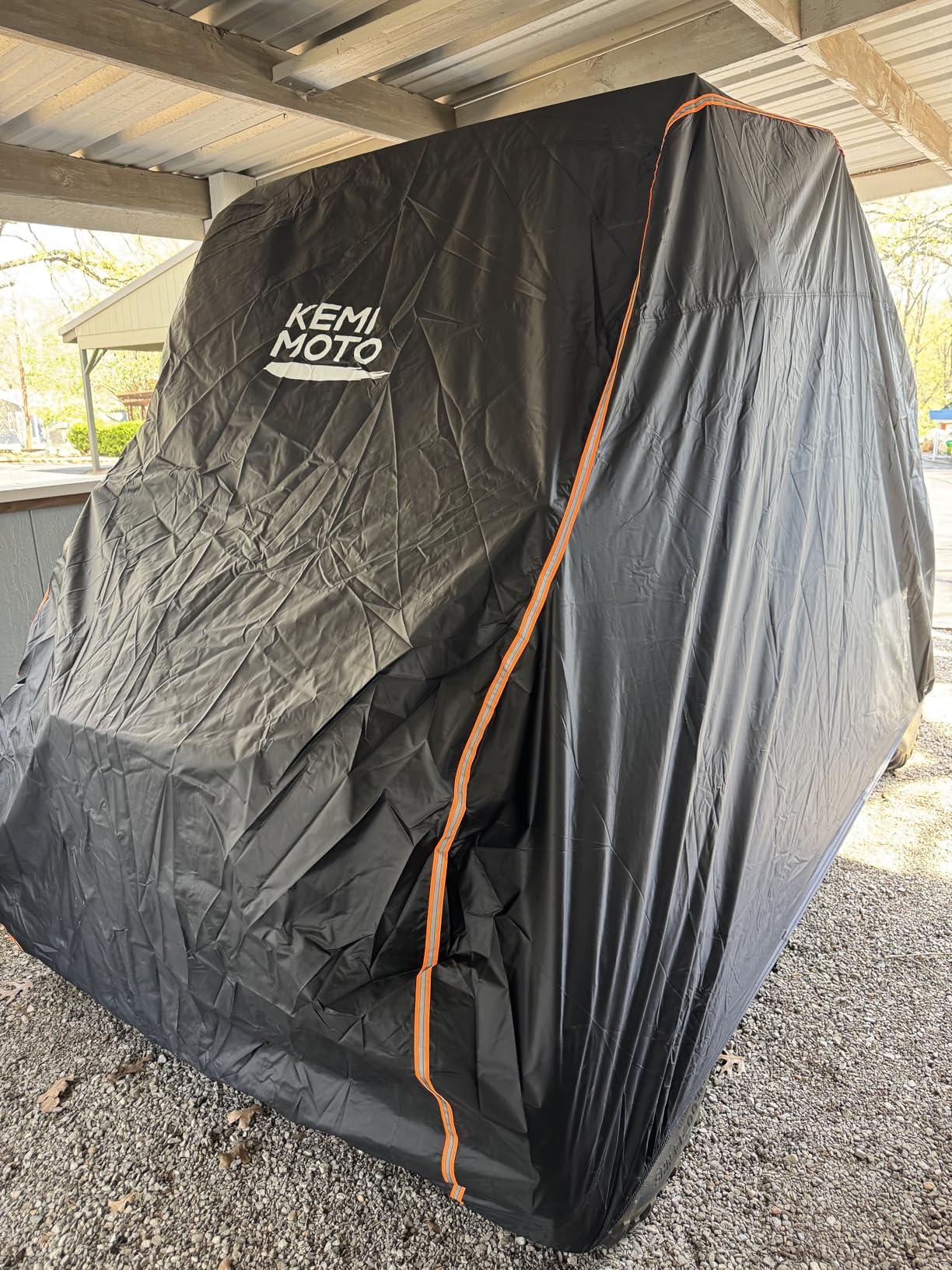 KEMIMOTO UTV Cover, All-Weather Protection UTV Cover Two Seater Compatible with Kawasaki Mule 4000/4010 Can-Am Defender Ranger XP 1000 WOLVERINE RMAX2 Pioneer UFORCE, 2-3 Seaters 140