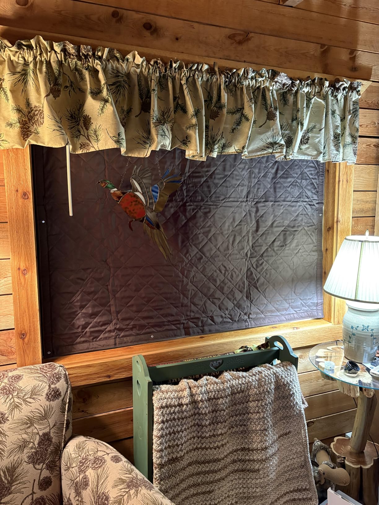 Augblinds Window Insulation for Winter, Curtain Size 38 x 62 Inch, Thermal Insulated Window Cover with Oxford Cloth Thicken Cotton Filled, Fits up to 3 x 5 Ft Windows, Grey customer photo 1