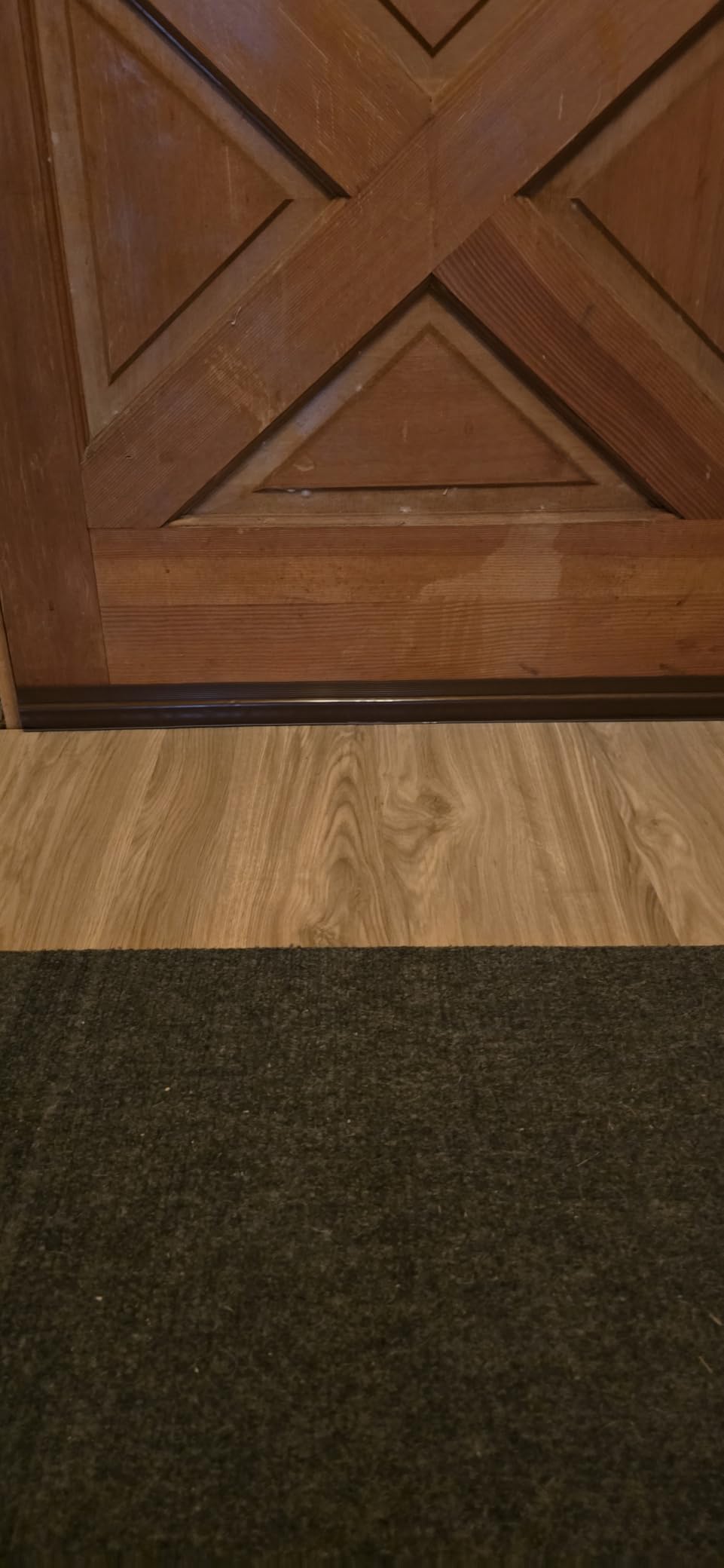 Door Draft Stopper, Adjustable Weather Stripping Seal for Cold Insulation, Bottom/Under Sweep for Exterior & Interior Doors, Seal Blocker Noise, Black, 39 inches customer photo 2
