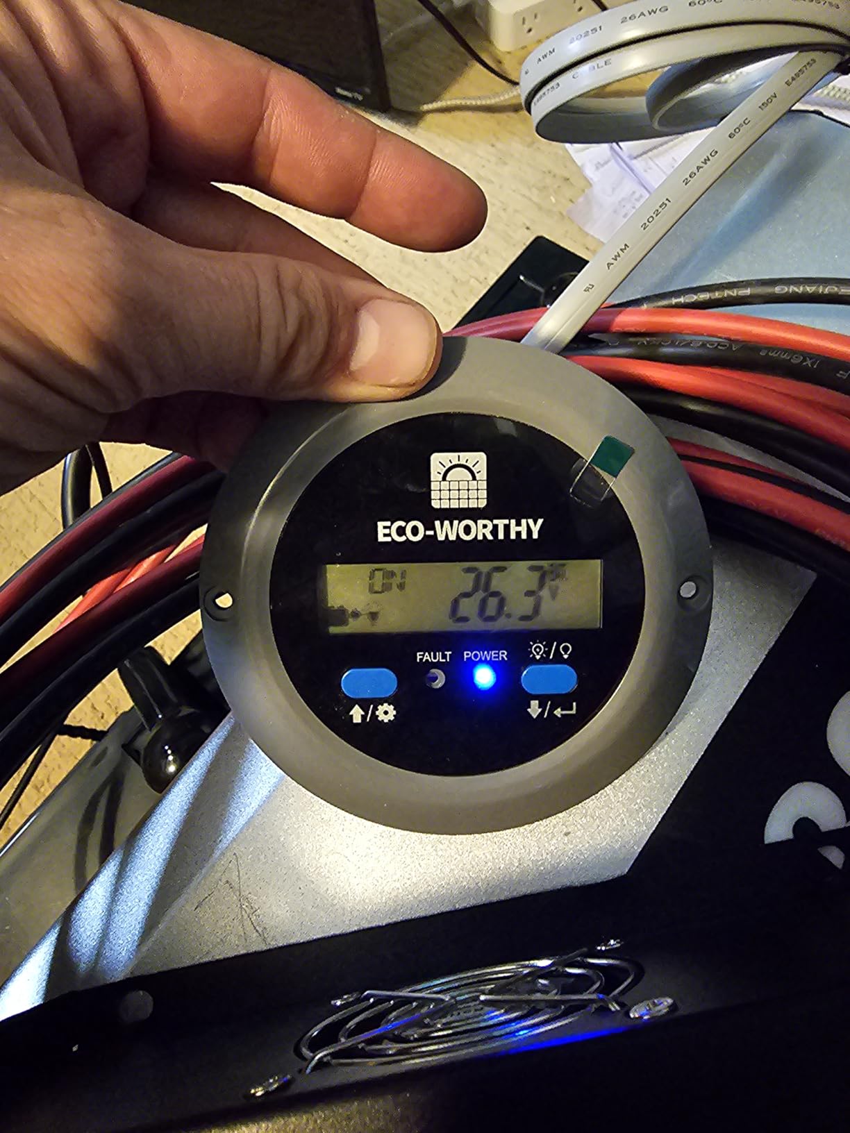 [Ultra] ECO-WORTHY 1200W 24V 5.52KWH Lithium Battery Solar System Off Grid: 6pcs 195W Solar Panels+2Pcs 12.8V 280Ah Lithium Battery+60A MPPT Charge Controller+3000W Pure Sine Wave Inverter customer photo 2