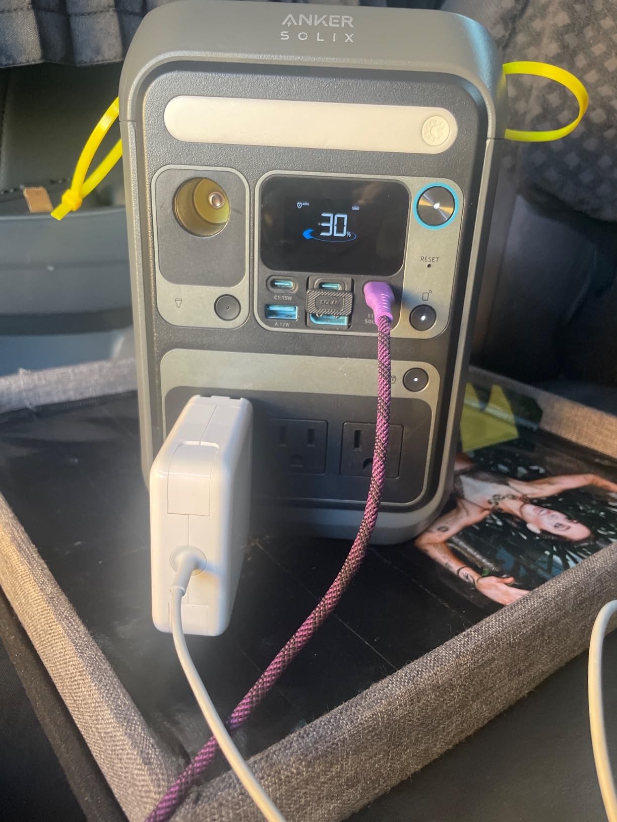 Anker Portable Power Station SOLIX C300, 288Wh LiFePO4 Battery, 300W (600W Surge) Solar Generator, 140W Two-Way Fast Charging, for Outdoor Camping, Traveling, and Emergencies (Solar Panel Optional) customer photo 2