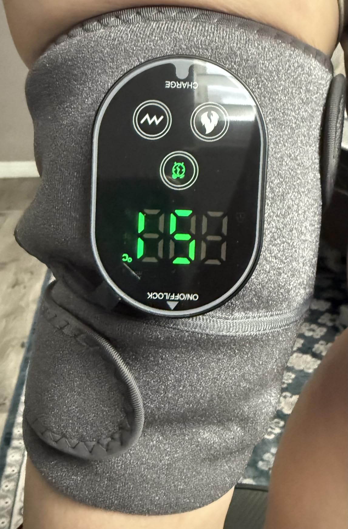 Cordless Heated Knee Massager with Vibration, FSA Eligible HSA, Heated Knee Brace Wrap Heating Shoulder Brace Support Wrap for Knee Elbow customer photo 1