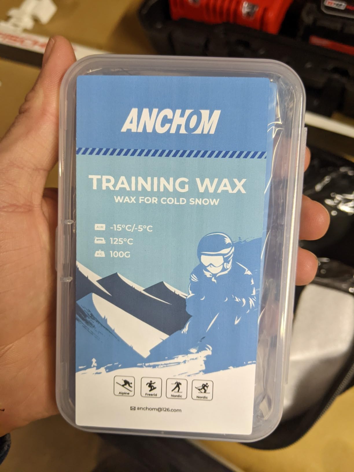ANCHOM Ski Snowboard Tuning Kit, Complete Ski Snowboard Waxing Kit with Waxing Iron, Wax, Edge Tools, Carry Bag, Base Repair, Professional Tuning Equipment customer photo 2