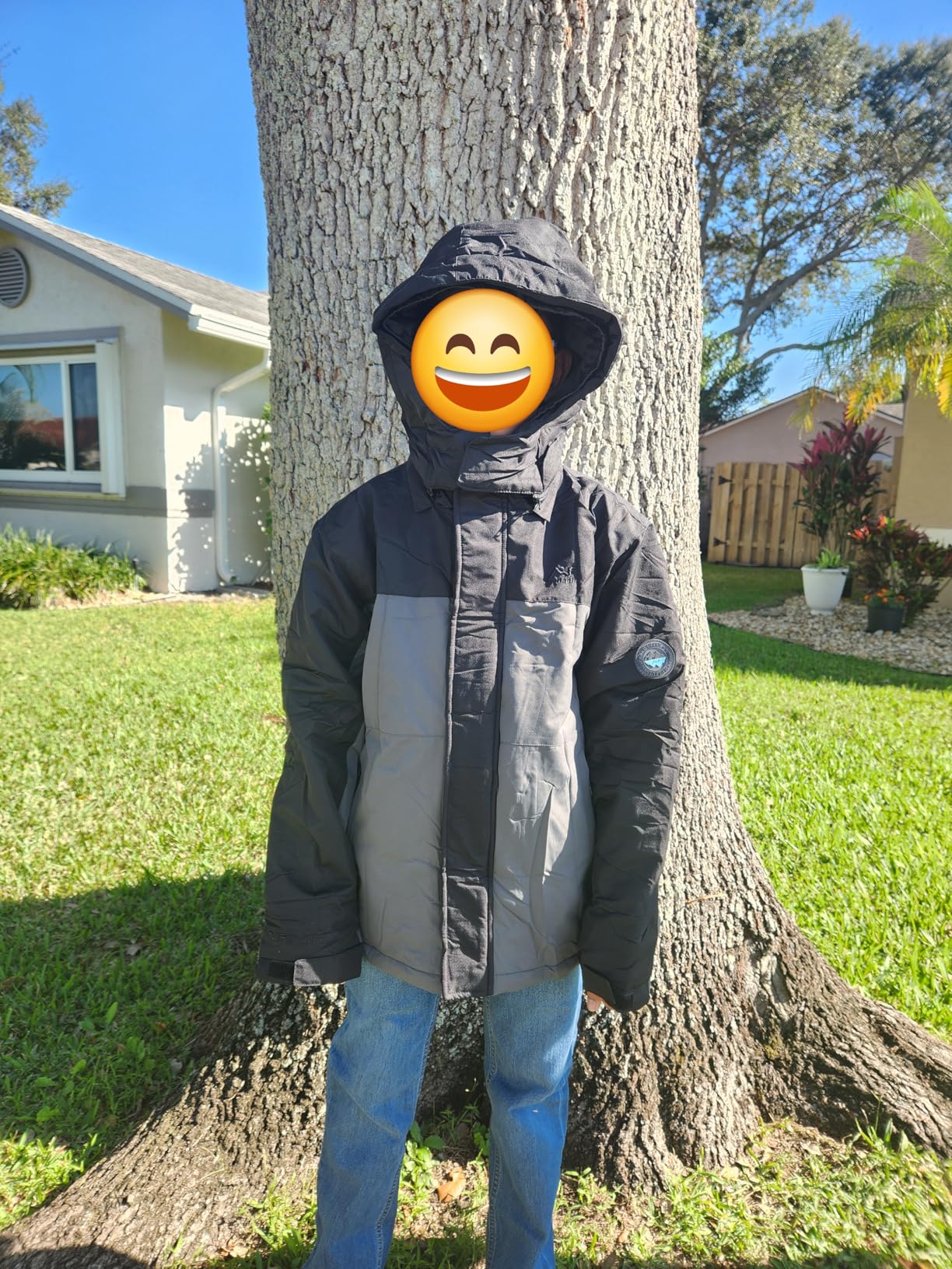 MoFiz Kid's Waterproof Ski Jacket Warm Fleece Hooded Boy's and Girl's Winter Snow Coat Outwear, Windproof RainCoat customer photo 2