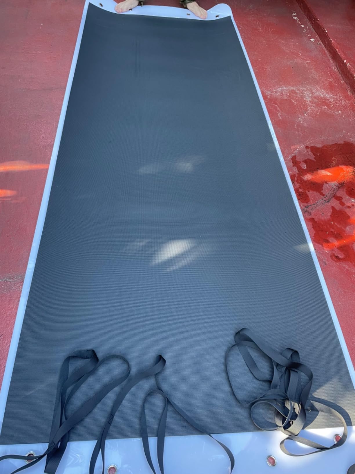 Oversized Drag Sled with Pull Strap, Used to Move Heavy Objects Like Hot Tub Spa Also Perfect for Around The Garden, Lawn, or Farm, Flexible 40