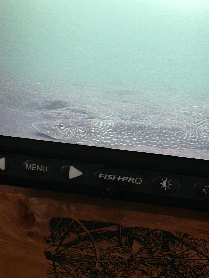 [FishPRO 2026 Upgrade] NO.1 HD 1080P Underwater Fishing Camera 7'' IPS- w/10,000mAh (Ease to Use) N/DVR Ice Fishing Camera, Fish Finder Camera for Ice Lake Boat Fishing w/USB-C, LED+IR, 82ft customer photo 2