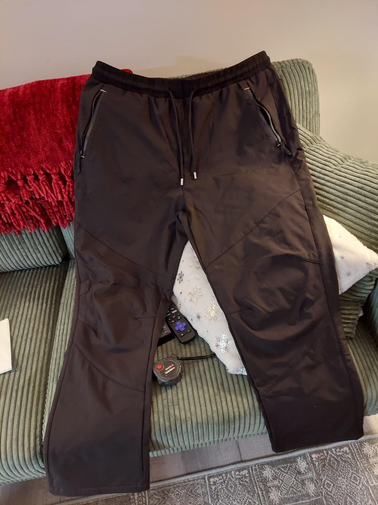 Womens Snow Ski Pants Waterproof Windproof Fleece Lined Warm Hiking Insulated Pants customer photo 2