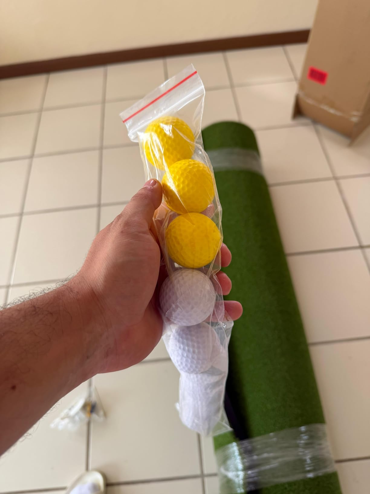Bltend Golf Mat: 5x4ft & 5x5ft Heavy-Duty Golf Hitting Mats Practice Outdoor/Indoor, Elite Dense Artificial Turf Matt Training Aid for Backyard/Garage/Driving Range/Simulators customer photo 2